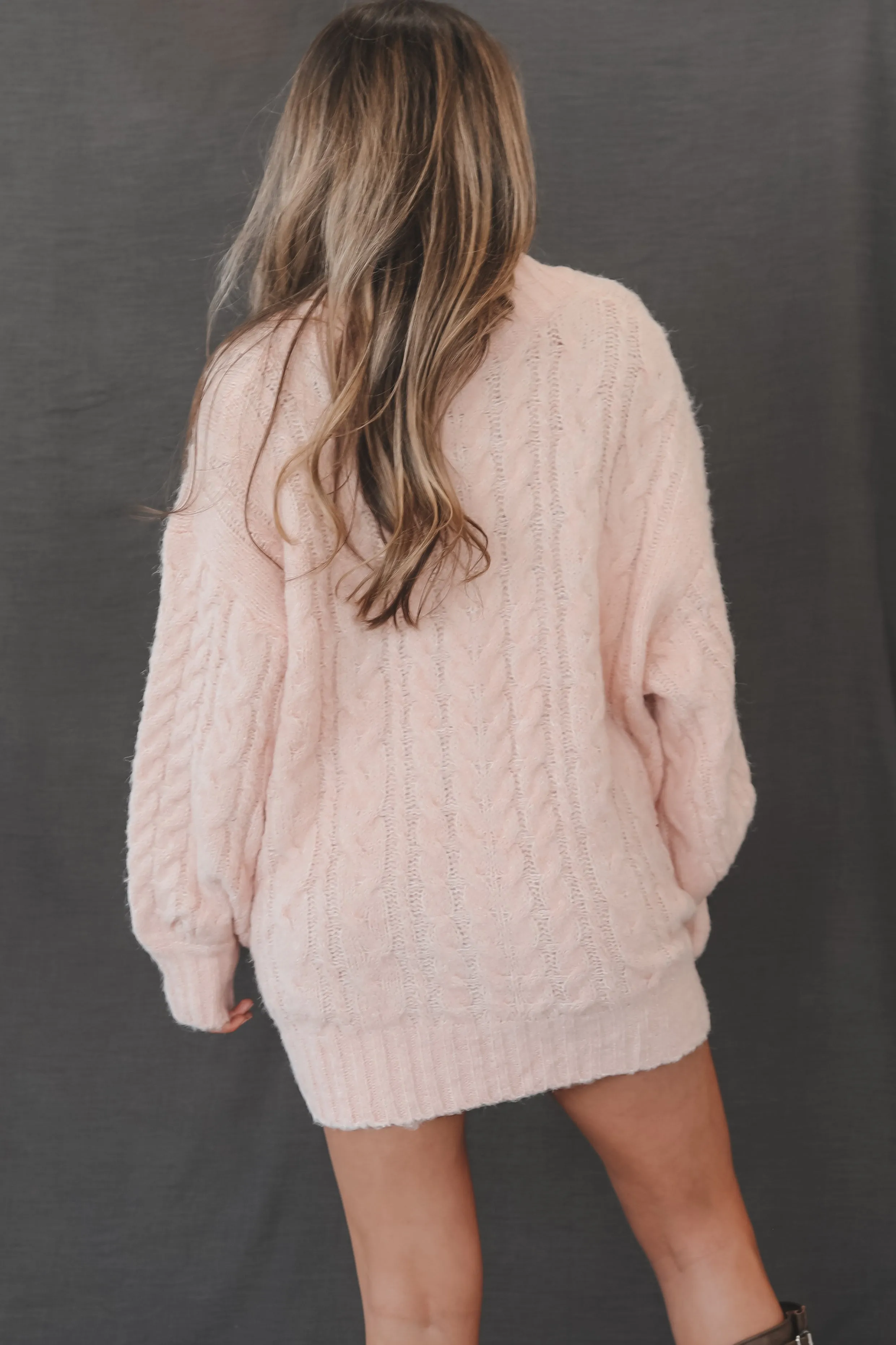 A Cozy Princess Pink Stockholm Oversized Sweater