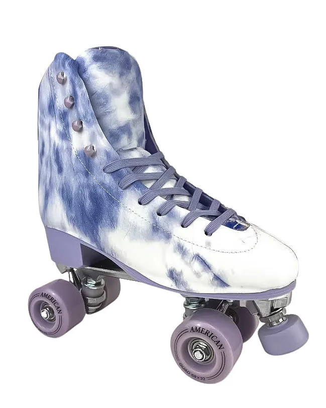 American  Skate Wrap Womens, Purple Tie-Dye