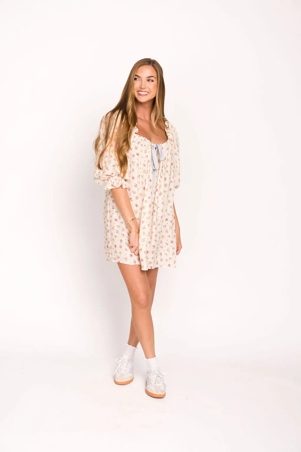 Darling Mini Dress in Country Bloom