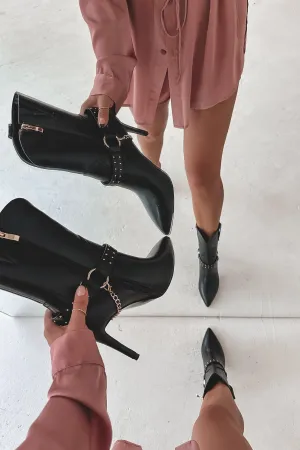 DEAL Turning All The Heads Moto Heel Boot