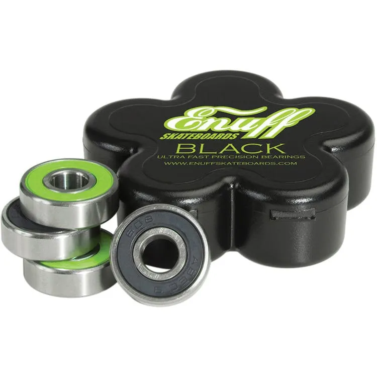 Enuff Black Bearings (Pack of 8)