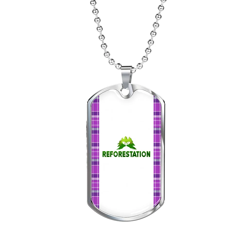 Julia REFORESTATION Dog Tag V1 (Engraving Available)