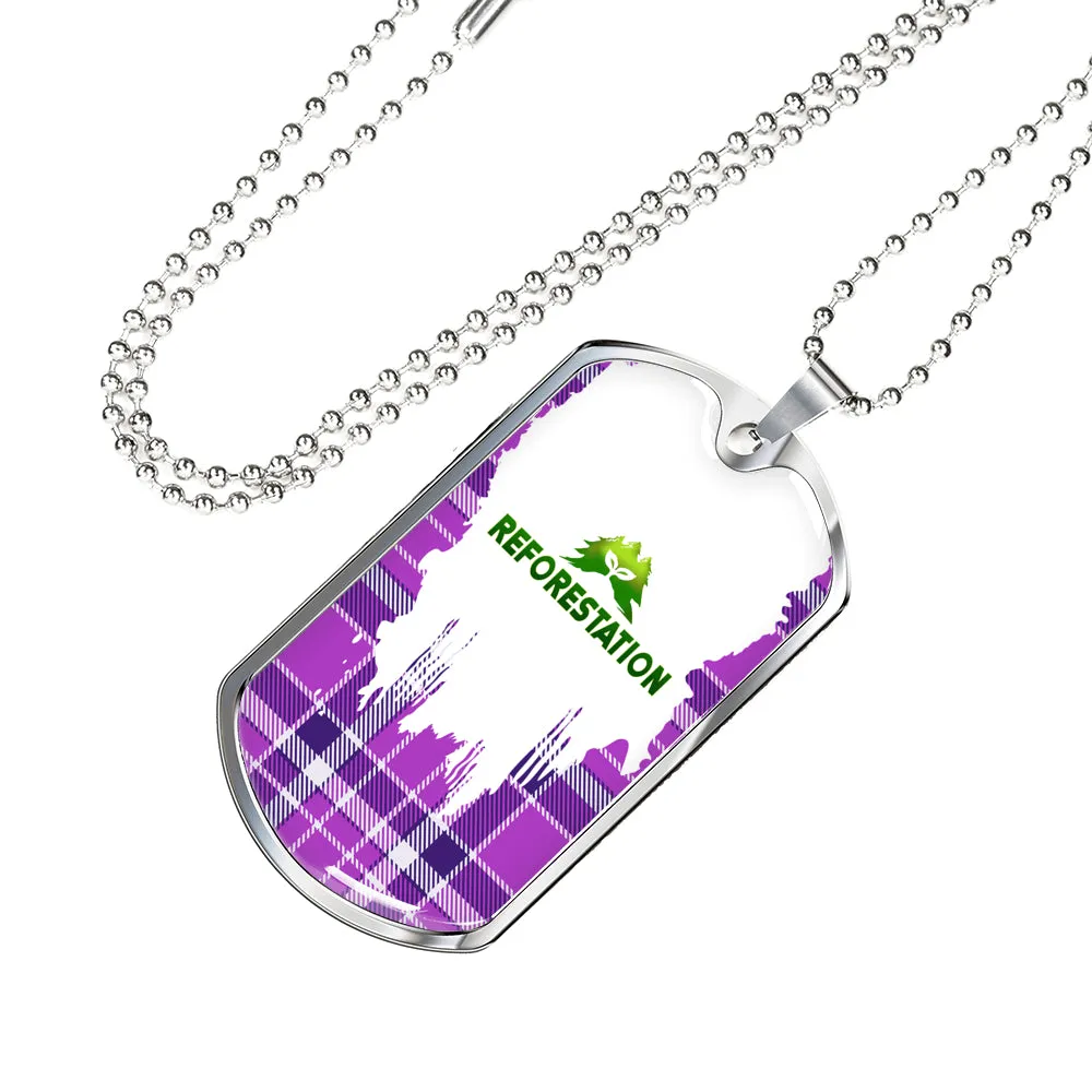 Julia REFORESTATION Dog Tag V2 (Engraving Available)