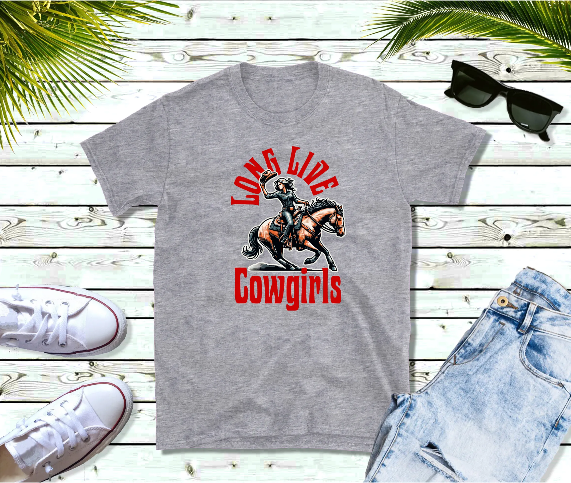 Long Live Cowgirls T-Shirt, Country T-Shirt, Cowgirl T-Shirt, Casual T-Shirt, Streetwear Shirt, Western Shirt