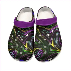 Mandala Skewed Womens Classic Clogs