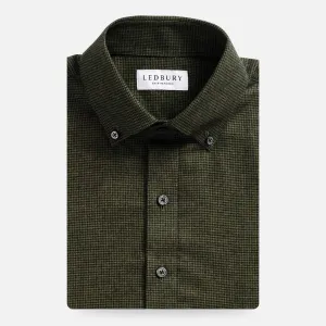 The Green Conlon Houndstooth Custom Shirt