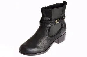 UGG AUSTRALIA KREWE MOTORCYCLE LEATHER ANKLE BOOTS