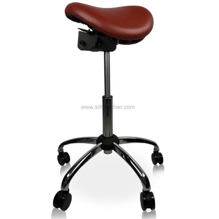 USA Patented Twin Tiltable Saddle Stool with Adjustable Seat Width and Center Gap