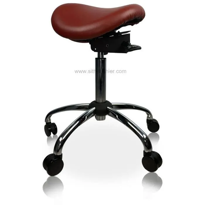 USA Patented Twin Tiltable Saddle Stool with Adjustable Seat Width and Center Gap